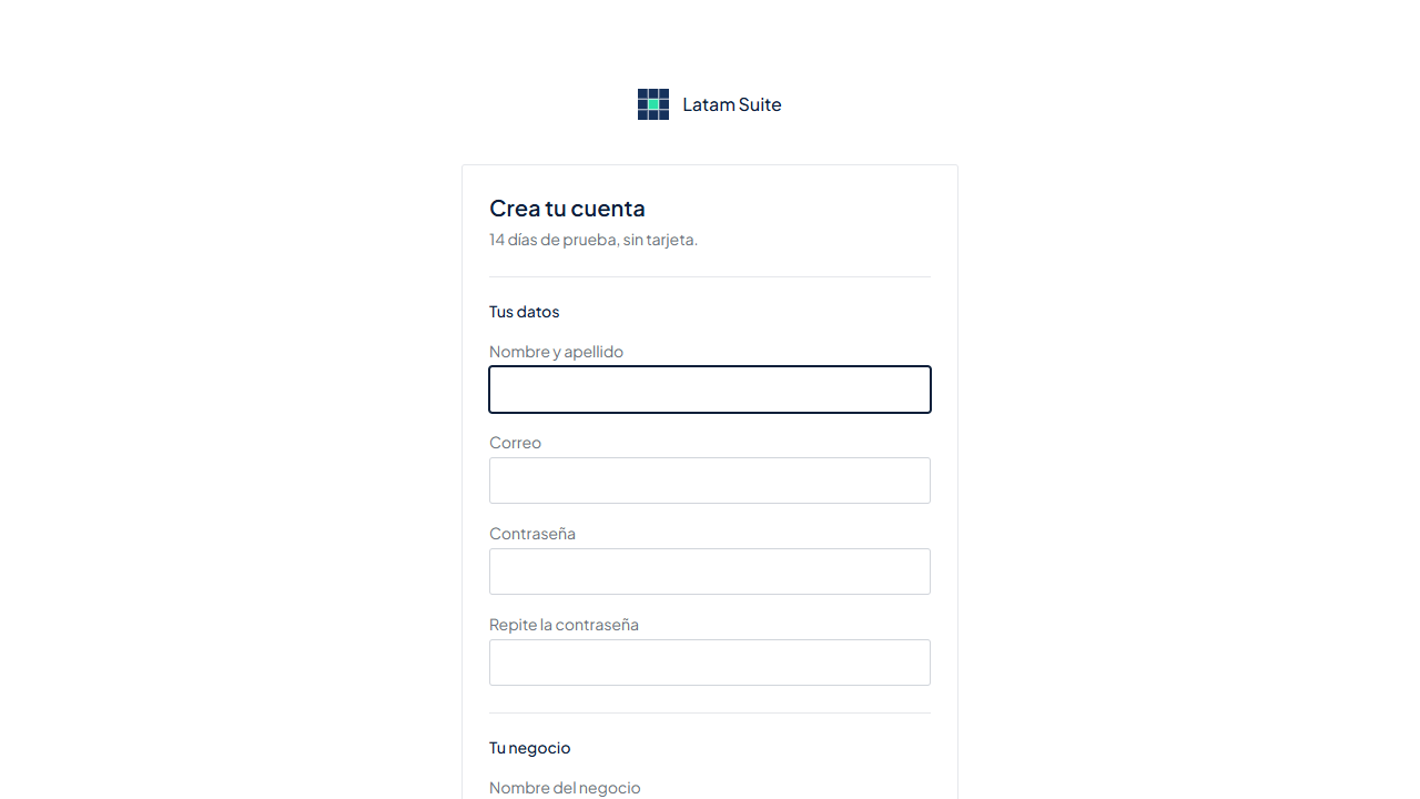 Crea tu cuenta